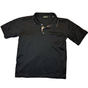 Bobby Jones Black Polo Size Made in Italy Cotton Size M